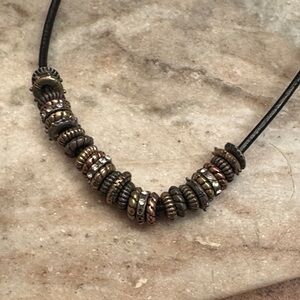 Elegant Multi-Tone Beaded Necklace